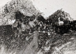 黑白抽象丙烯画图(13张高清图片)